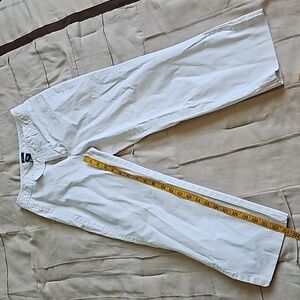 GAP size 2 white crop stretch pants